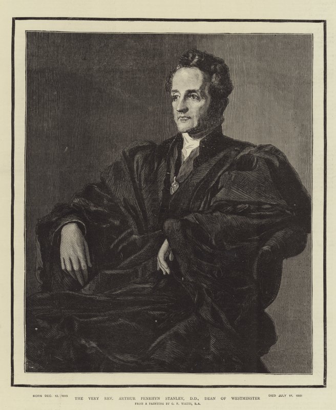 The Very Reverend Arthur Penrhyn Stanley, DD, dekanus i Westminster av George Frederick Watts