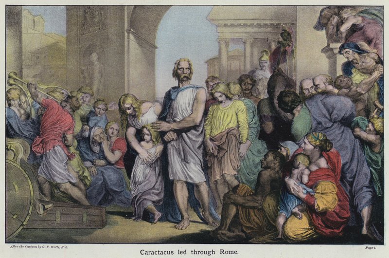 O Caractacus na taʻitaʻia Roma av George Frederick after Watts