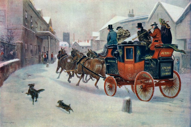 Upp till tid på Lejonet av George Goodwin Kilburne