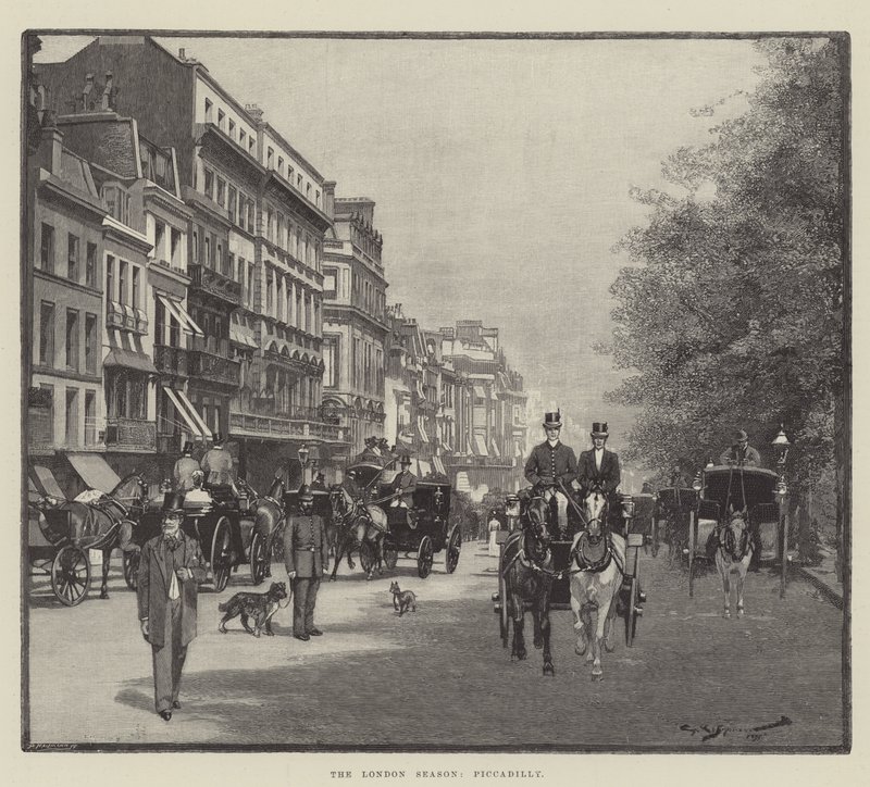 Londonsäsongen, Piccadilly av George L. Seymour