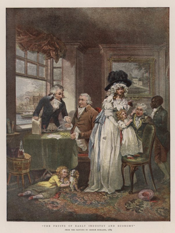 Frukterna av den tidiga industrin och ekonomin (kromolit) av George Morland