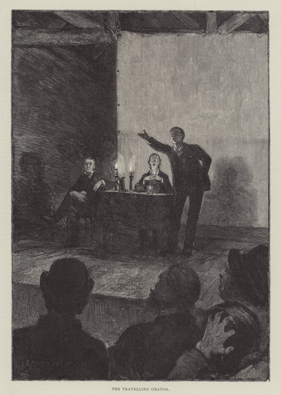 Den resande talaren av George Percy Jacomb Hood