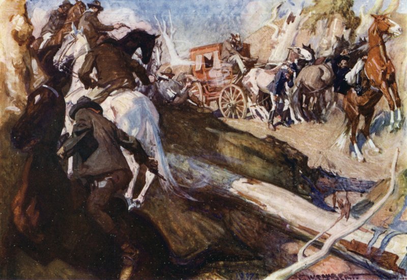Illustration för Romance of Empire, Australien av George Washington Lambert