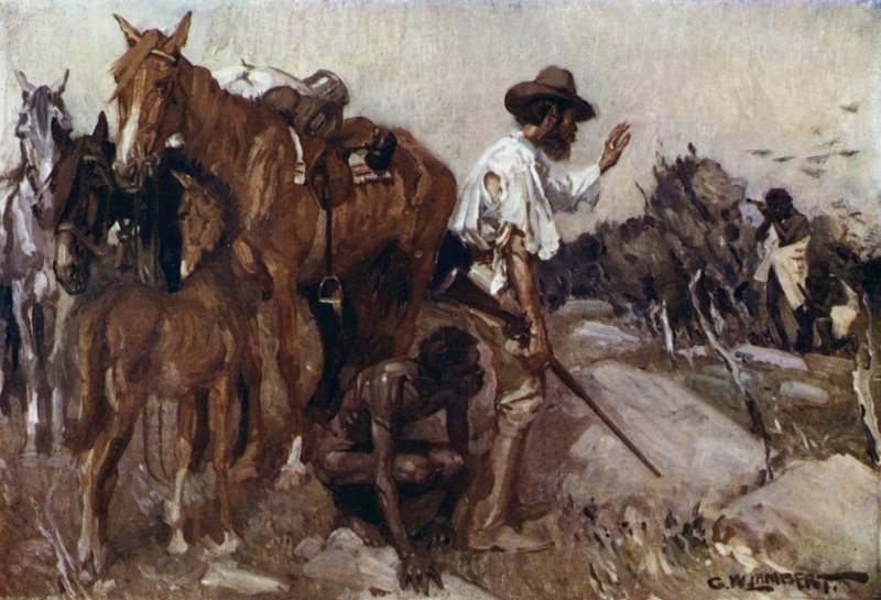 Illustration för Romance of Empire, Australien av George Washington Lambert