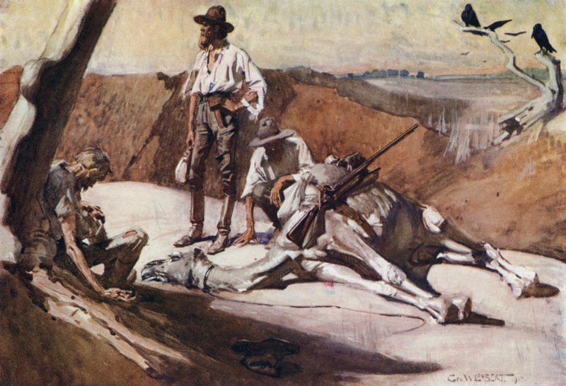 Illustration för Romance of Empire, Australien av George Washington Lambert
