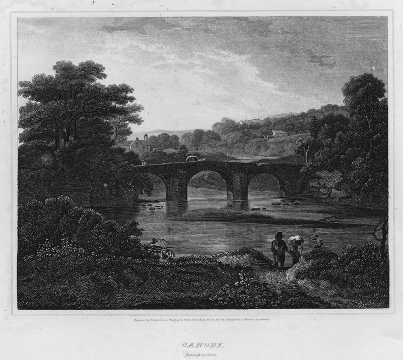 Canonbie, Dumfriesshire (gravyr) av George (after) Arnald