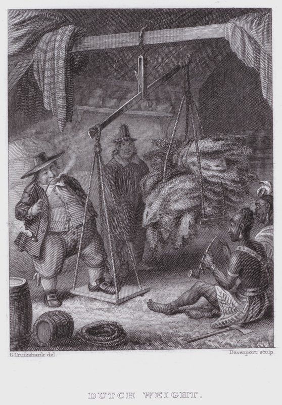 Holländsk vikt (gravyr) av George (after) Cruikshank