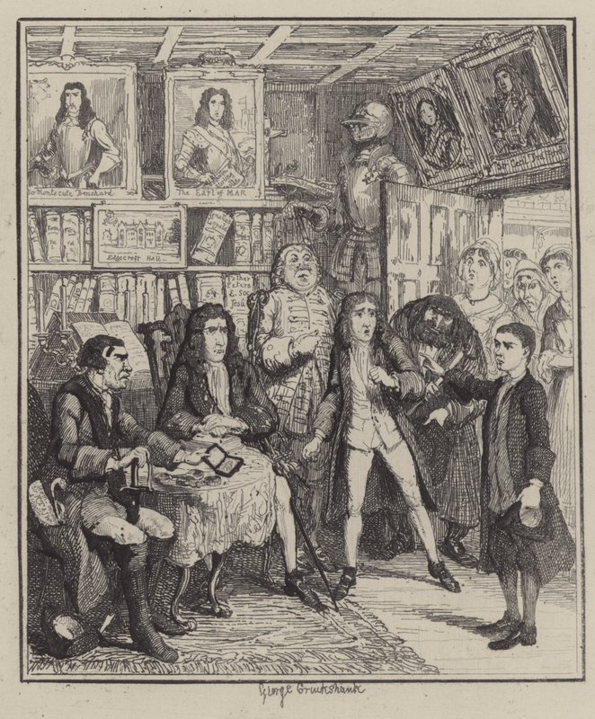 Illustration för Jack Sheppard (gravyr) av George (after) Cruikshank