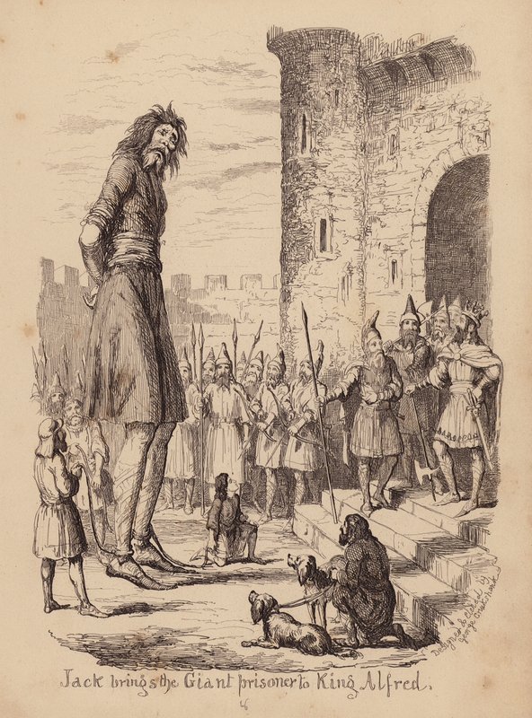 Jack och bönstjälken (gravyr) av George (after) Cruikshank