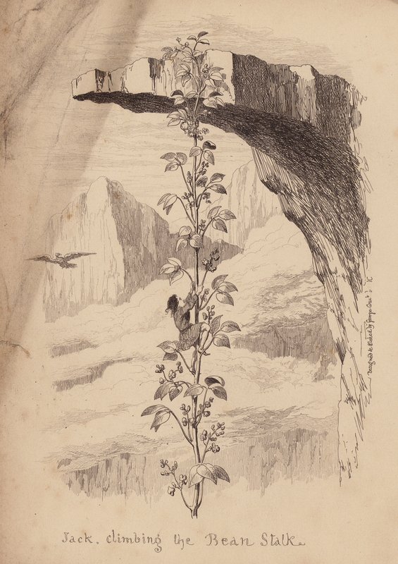 Jack och bönstjälken (gravyr) av George (after) Cruikshank
