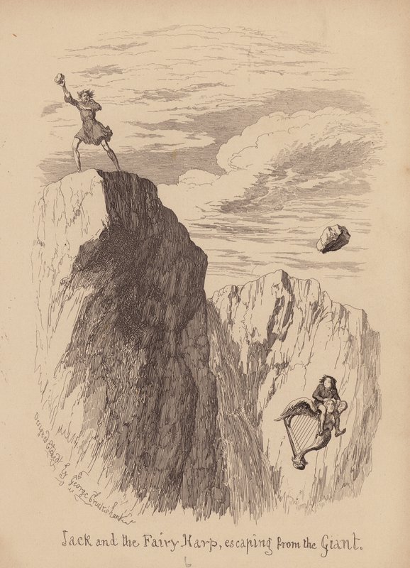 Jack och bönstjälken (gravyr) av George (after) Cruikshank