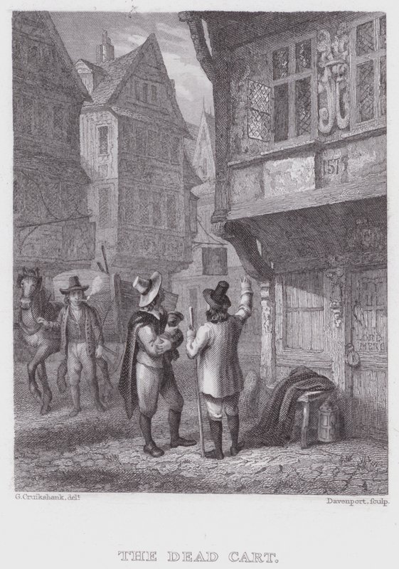 Den döda vagnen (gravyr) av George (after) Cruikshank