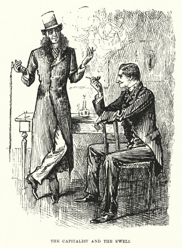 Illustration för Trilby av George du Maurier (gravyr) av George (after) Du Maurier