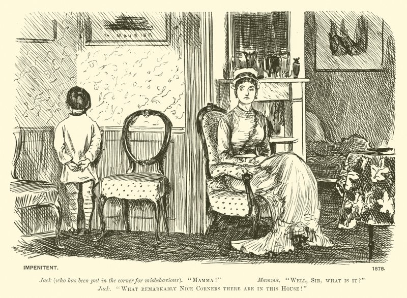 Obotfärdig (gravyr) av George (after) Du Maurier