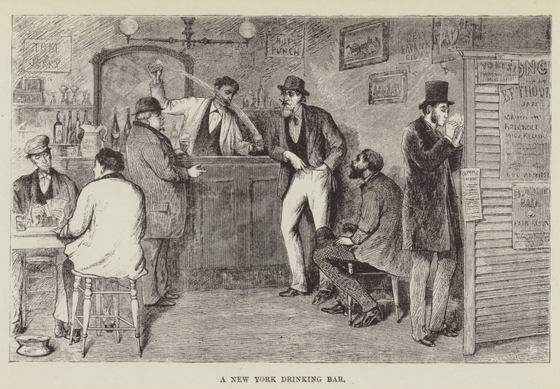 En drinkbar i New York av George Augustus Sala