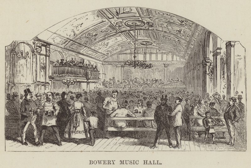 Bowery Music Hall av George Augustus Sala