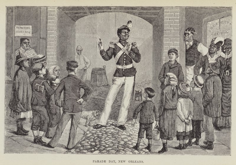 Parad Day, New Orleans av George Augustus Sala
