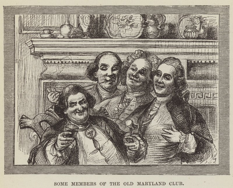 Några medlemmar i Old Maryland Club av George Augustus Sala