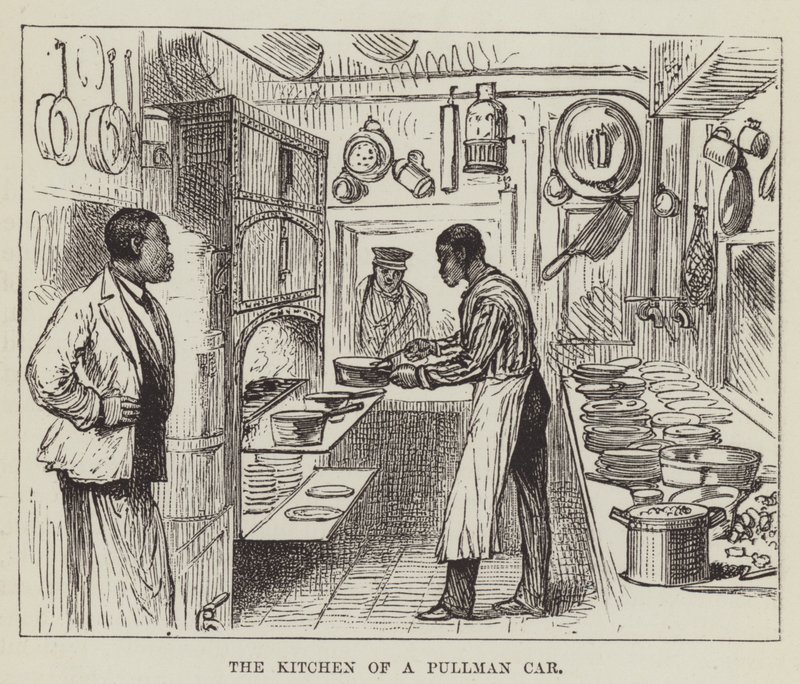 Köket i en Pullman-bil av George Augustus Sala