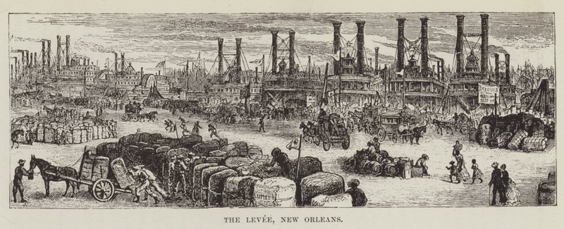 The Levee, New Orleans av George Augustus Sala