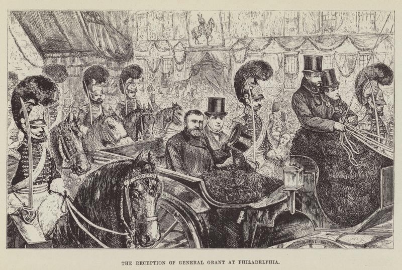 Mottagandet av General Grant i Philadelphia av George Augustus Sala
