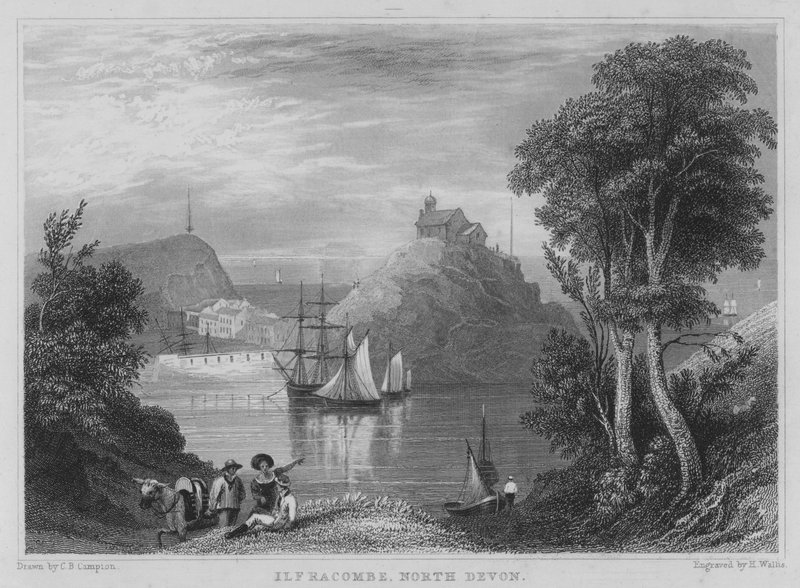 Ilfracombe, North Devon (gravyr) av George Bryant Campion