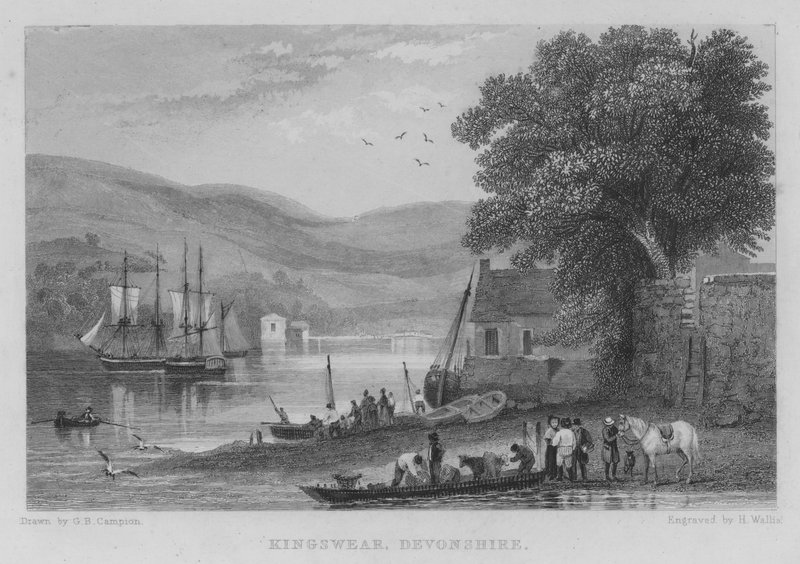 Kingswear, Devonshire (gravyr) av George Bryant Campion