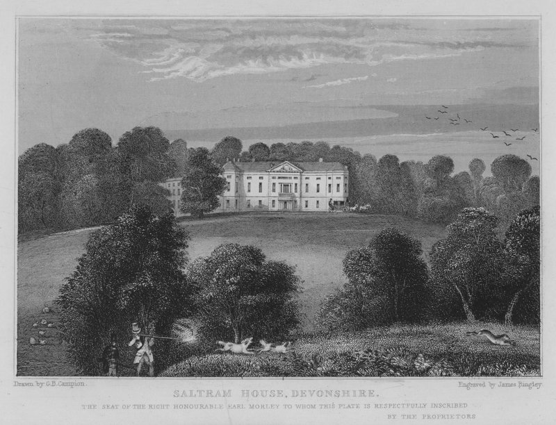 Saltram House, Devonshire (gravyr) av George Bryant Campion