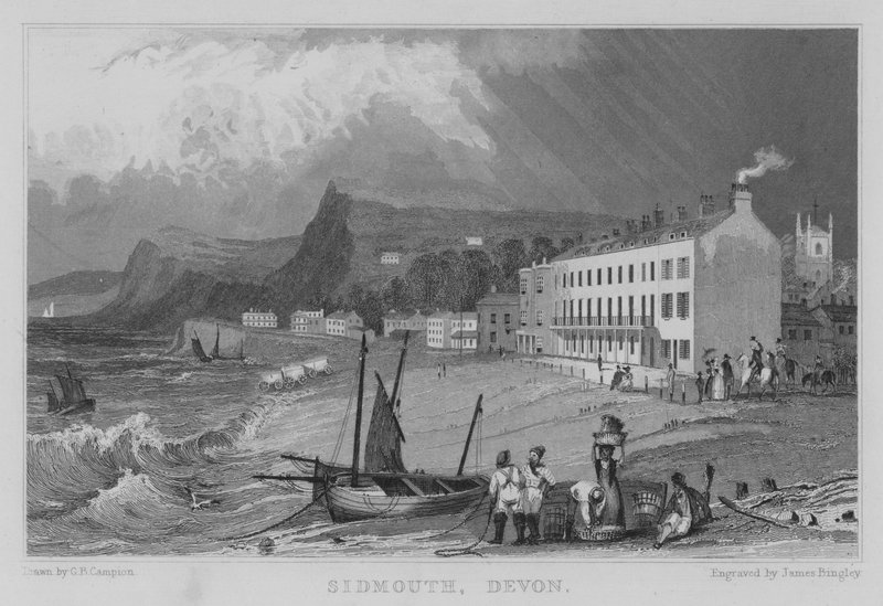 Sidmouth, Devon (gravyr) av George Bryant Campion
