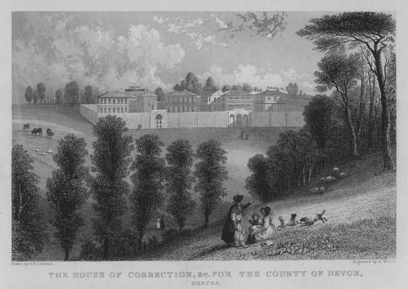 The House of Correction, etc för County of Devon, Exeter (gravyr) av George Bryant Campion