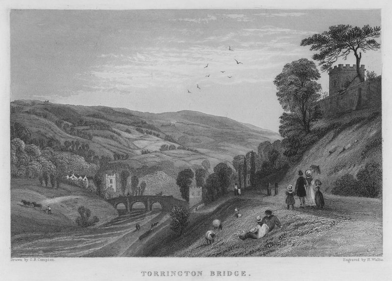 Torrington Bridge (gravyr) av George Bryant Campion