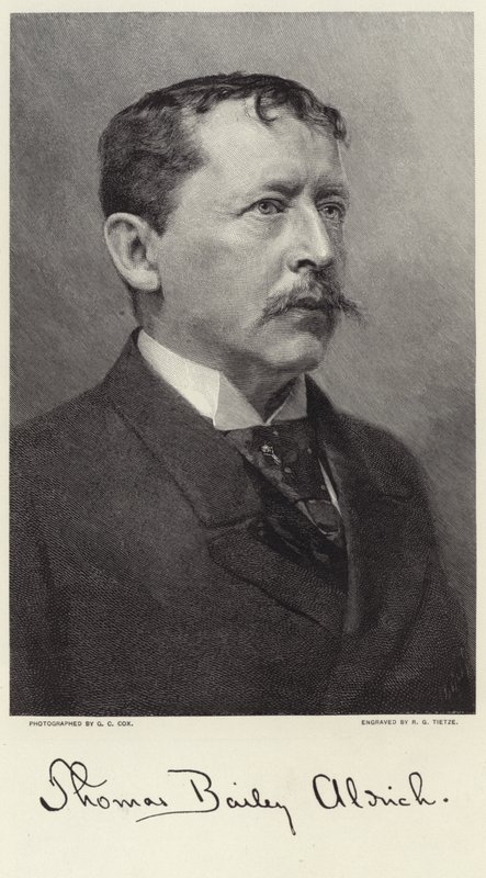 Porträtt av Thomas Bailey Aldrich av George C. Cox