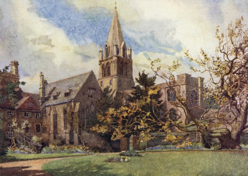 Oxford: Christ Church från en av Canon