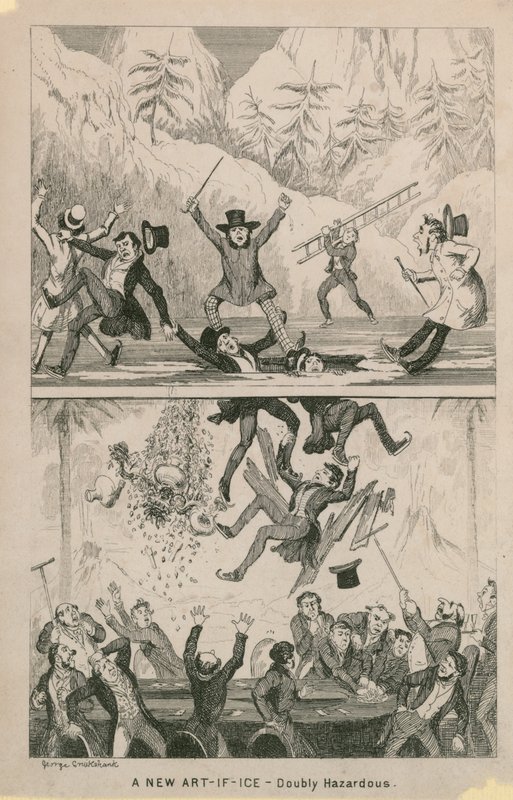 En ny konst-om-is - dubbelt farlig av George Cruikshank