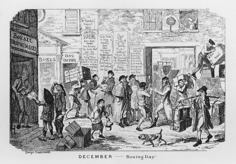 Annandagen (gravyr) av George Cruikshank