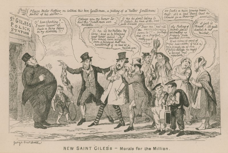 Nya Saint Giles av George Cruikshank