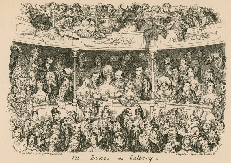 Grop, lådor och galleri av George Cruikshank