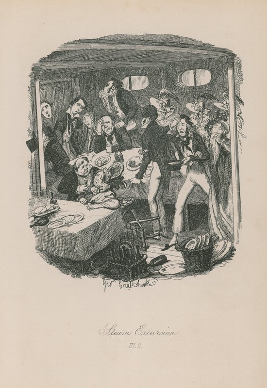 Ånga utflykt av George Cruikshank
