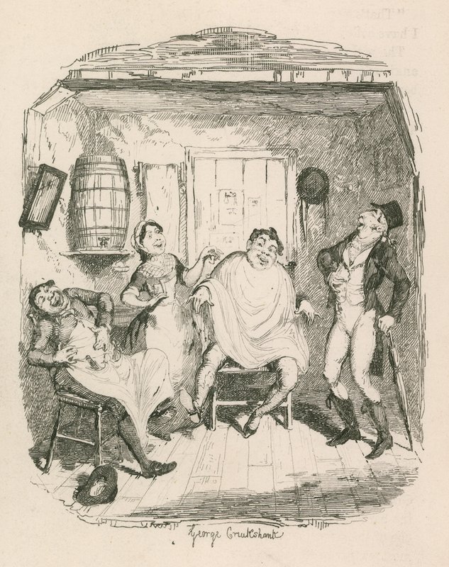 Frisörsalongen av George Cruikshank