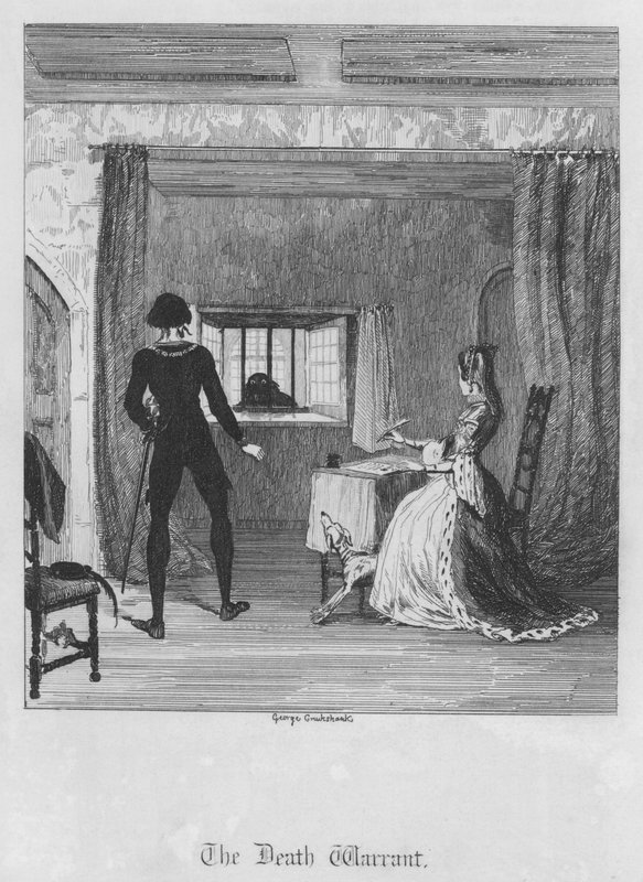Dödsdomen (gravyr) av George Cruikshank