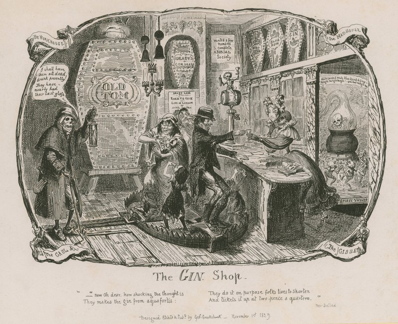 Ginbutiken av George Cruikshank