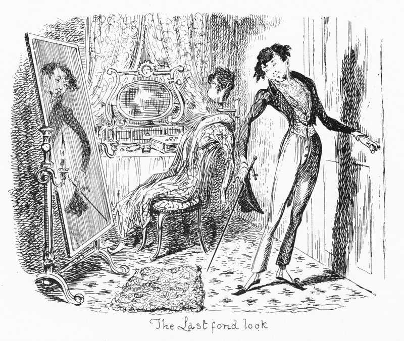 The Last Fond Look (gravyr) av George Cruikshank