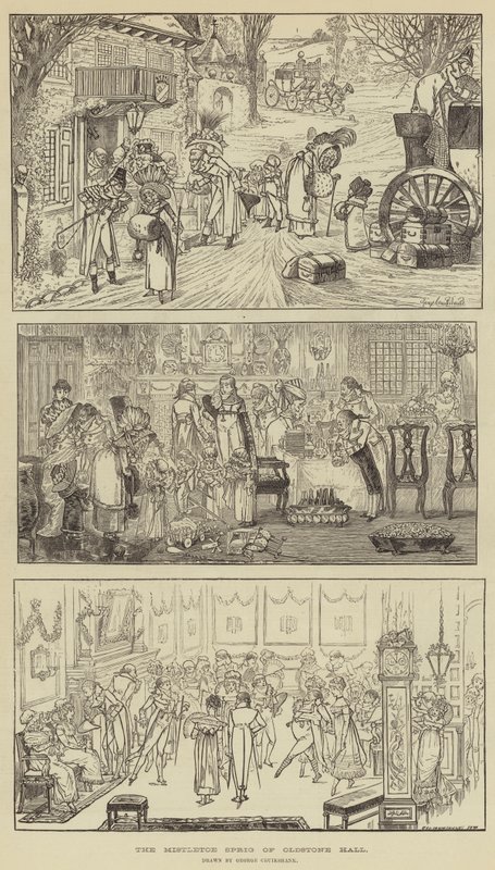 Mistelkvist i Oldstone Hall av George Cruikshank