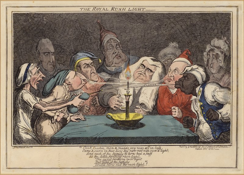 Royal Rush Light av George Cruikshank