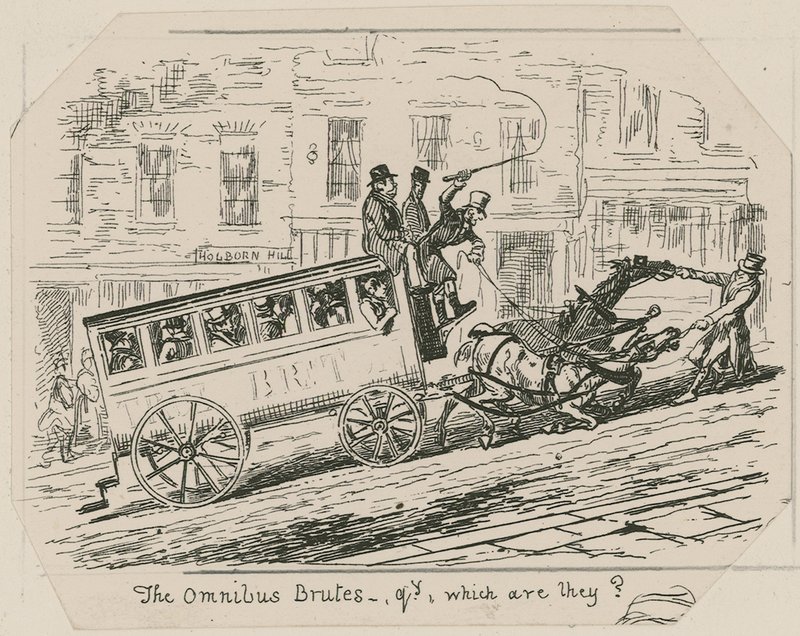 Omnibus brutes ... vilka är de av George Cruikshank