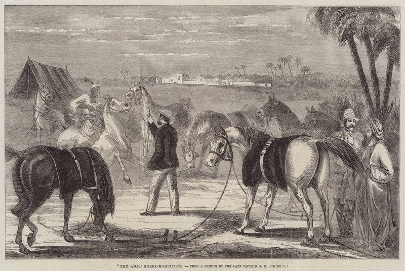 Den arabiska hästhandlaren av George Francklin Atkinson