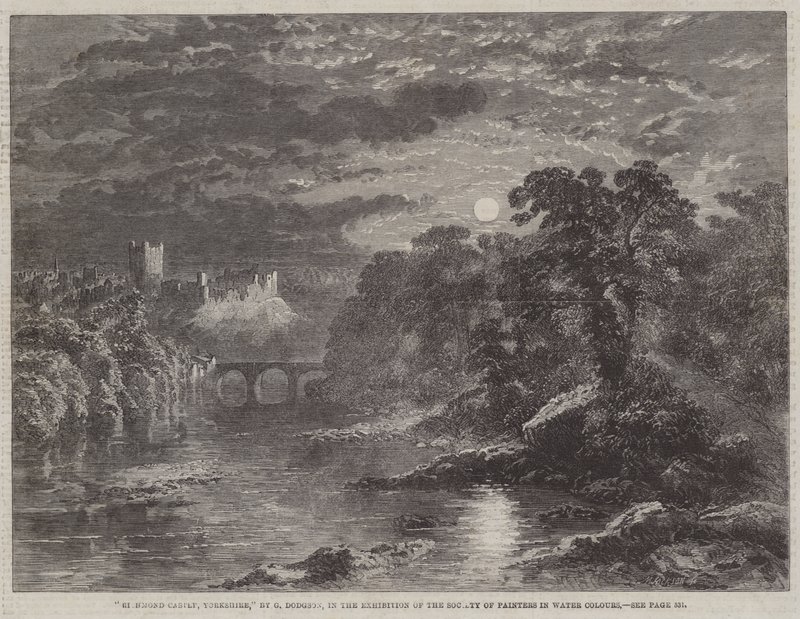 Richmond Castle, Yorkshire av George Haydock Dodgson