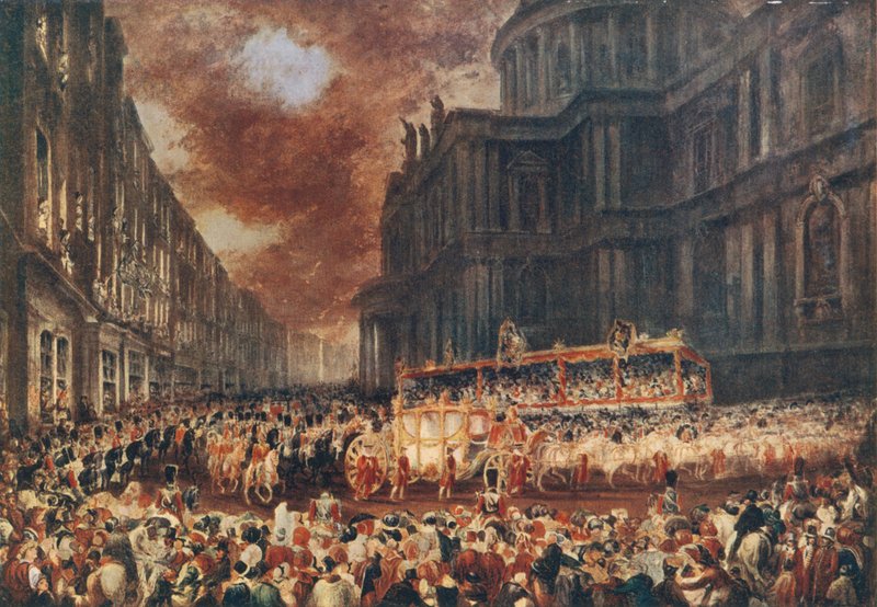 Drottning Victorias första statsbesök i London, 1837 av George Hayter