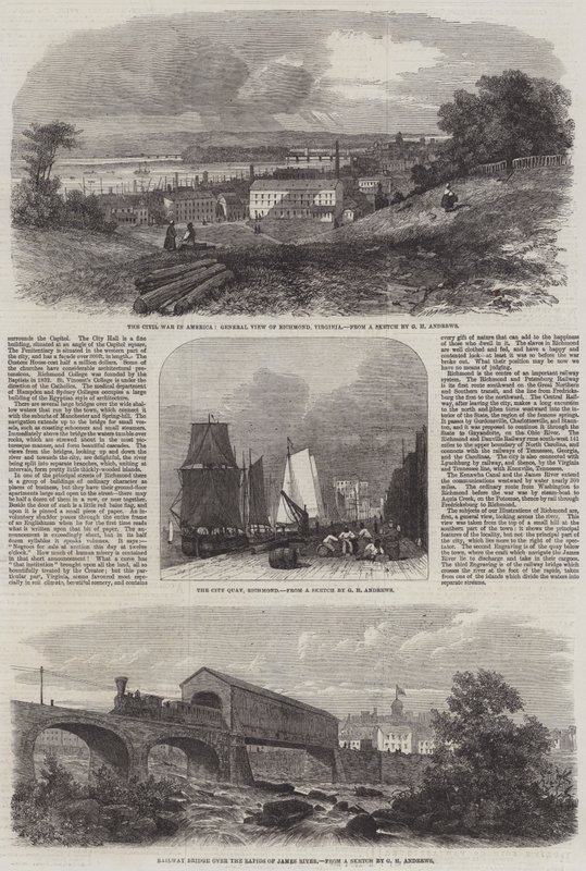 Inbördeskriget i Amerika av George Henry Andrews