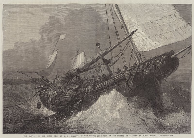 Skörden från Nordsjön av George Henry Andrews